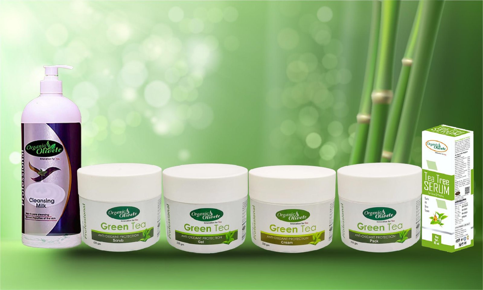 Green Tea Facial Cluster
